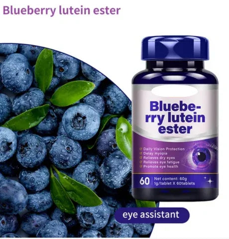 Blueberry Lutein Ester – Complete Eye Care for a Clear, Comfortable and Naturally Protected View!